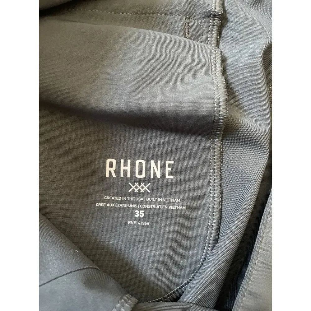 Rhone Commuter Pants Men Iron Grey Performance Classic Fit Size 35